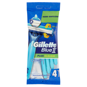 Gillette Blu 2 Slalom Plus X 4 Pezzi