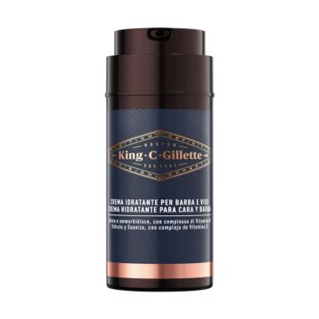 GILLETTE KING MOISTUR BARBA VIS100