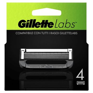 GILLETTE LABS LAME RICARICA X4
