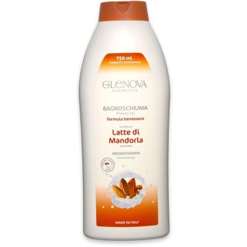 GLENOVA - Bagnoschiuma al latte di mandorla 750 ml