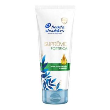 HEAD & SHOULDERS - supreme fortifica - balsamo con olio di argan e bambù 220 ml