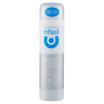 INFASIL - neutro tripla protezione - deodorante spray 150 ml