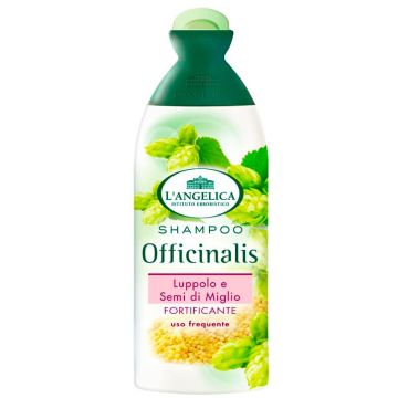 L'Angelica - shampoo fortificante per capelli uso frequente con Luppolo E Semi Di Miglio 250 ml