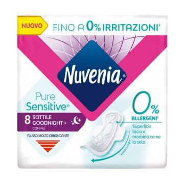 Nuvenia Assorbente Pure Sensitive Ultra Con Ali Confezione Da 12 Pezzi