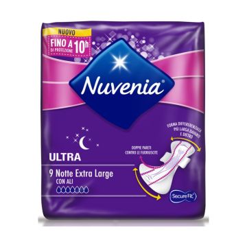 Nuvenia Goodnight Ultra X-large+ Con Ali 9 Pezzi