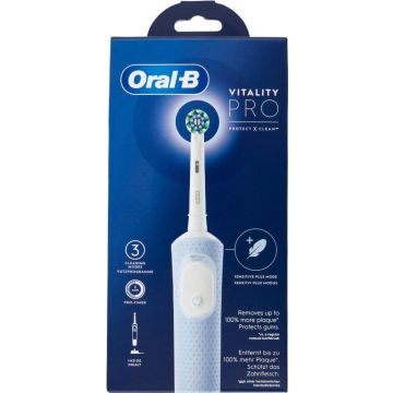 ORAL B SPAZZOLINO ELETTRICO VITAL PRO BLUE CREMA ACT