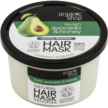 ORGANIC SHOP - Avocado & Miele - Maschera riparatrice per capelli 250 ml