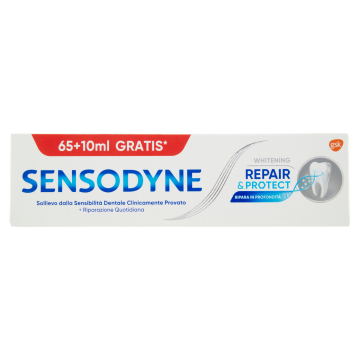 Sensodyne Repair & Protect Whitening Effetto sbiancante Dentifricio Denti Sensibili 75 ml
