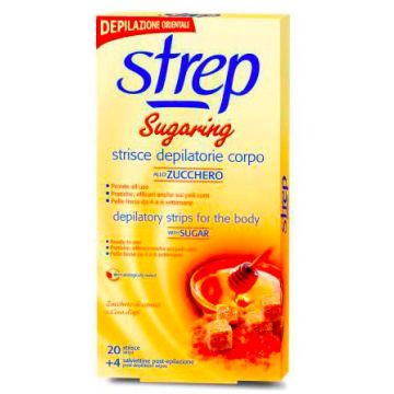 Strep Sugaring Strisce Corpo 20 Pezzi