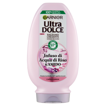 GARNIER - Ultra Dolce Acqua Di Riso & Amido - Balsamo Lisciante 200 Ml