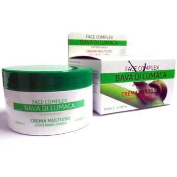 FACE COMPLEX - Crema Multiuso alla Bava di Lumaca Viso Mani Corpo 200 ml