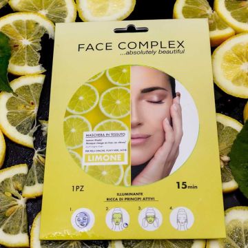 FACE COMPLEX - Maschera in Tessuto con Limone