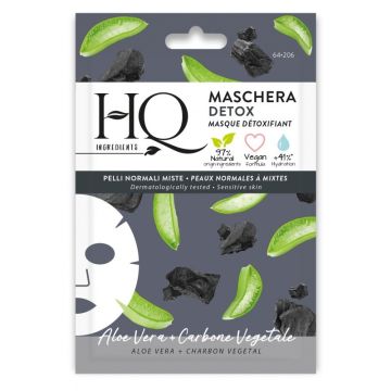 HQ - Maschera viso in Tessuto Detox 12 ml