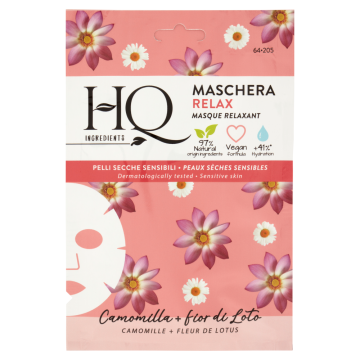HQ - Maschera viso in Tessuto Relax 12 ml