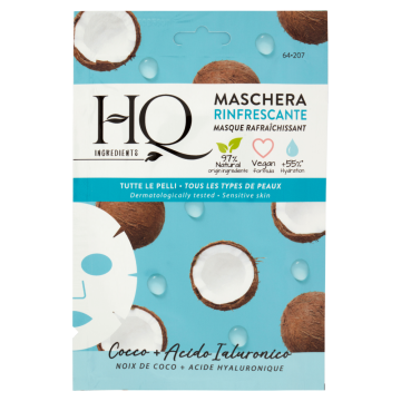 HQ - Maschera viso in Tessuto Rinfrescante 12 ml