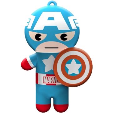 Marvel Capitan America Rosso Bianco & Blue-berry Balsamo Per Labbra