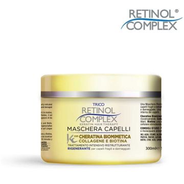RETINOL COMPLEX - Maschera Con Cheratina Biomedica Per Capelli Fragili 300 Ml