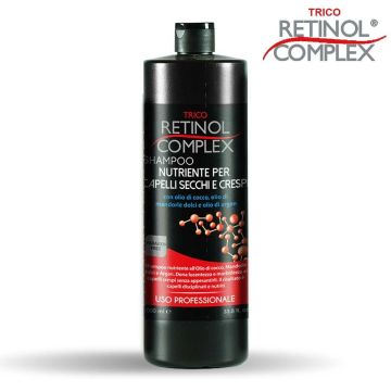 RETINOL COMPLEX - Shampoo Nutriente per capelli secchi e crespi 1000 ml