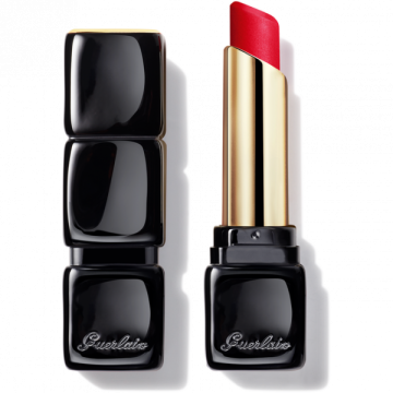 GUERLAIN - KissKiss Tender Matte - Rossetto Matte Luminoso N.910 Wanted Red