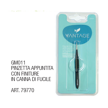 Pinzetta Appuntita Con Finiture In Canna Di Fucile Gm011