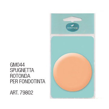 Spugnetta Rotonda Per Fondotinta Gm044