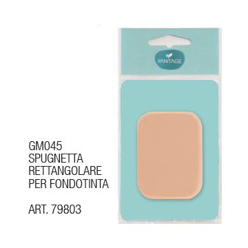 Spugnetta Rettangolare Per Fondotinta Gm045