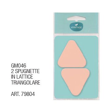 Spugnette In Lattice Triangolari 2 Pezzi Gm046