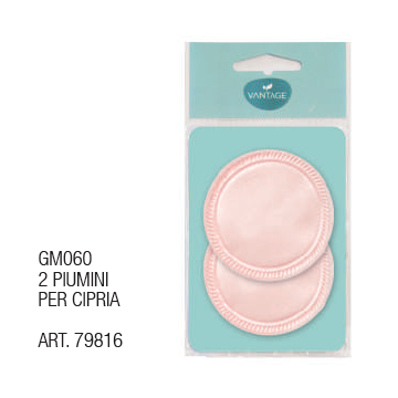 Piumini Per Cipria 2 Pezzi Gm060