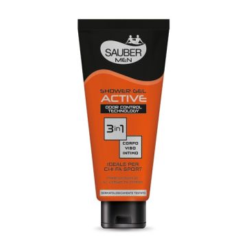 SAUBER - Shower Gel Active - Gel doccia 200 ml