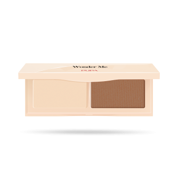 PUPA - Wonder Me Natural Sculpt - Polvere Viso Duo Contouring N.001 Light Skin