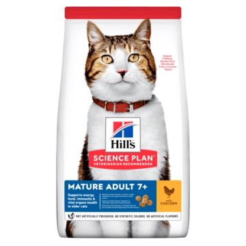 Hill'S Feline Mature Chicken 7 Kg New