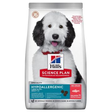 Hill'S Canine Adult Hypoallergenic Large Salmone 12 Kg