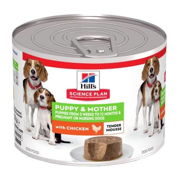 Hill'S Canine Puppy&Mother Mousse Pollo Lattina 200 Gr