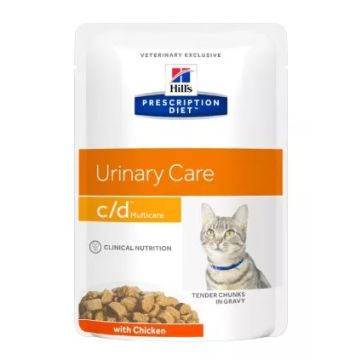 Hill'S Pd Feline C/D Pollo Busta 85 Gr
