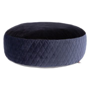 Kerbl Cane Cuscino Materassino Pouf 60X18 Cm Nero/Blu
