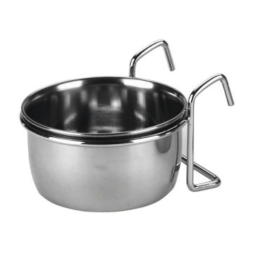 Kerbl Uccelli Ciotola Acciaio Inox Con Supporto 600 Ml