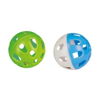 Kerbl Gatto Gioco Palla In Plastica Cf. (2 Pezzi) 5 Cm