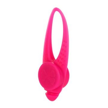 Kerbl Cane Riflettore Maxi Safe Con Led In Silicone 8X3 Cm Rosso