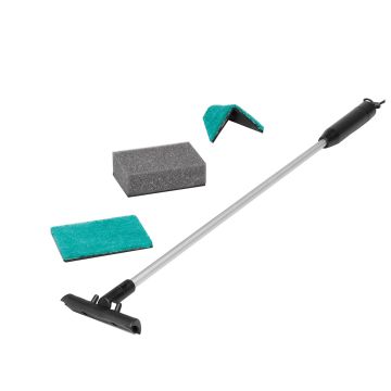 Mantovani Pesci Kit Pulizia Vetro 4In1 Alluminio 50 Cm