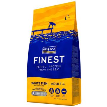 Fish4Dogs Cane Finest Adulto Pesce Bianco Large 12 Kg