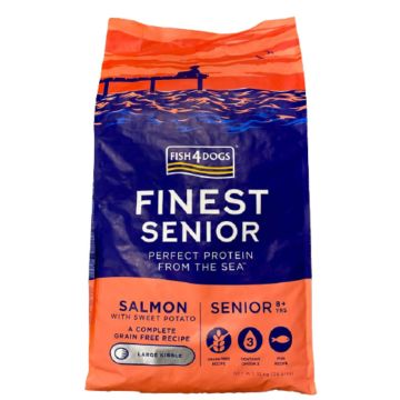 Fish4Dogs Cane Finest Senior Salmon Large 6Kg