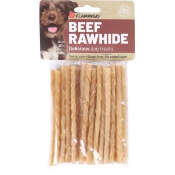 Flamingo Cane Snack Sigaretta R'Hide Munchy Cf. (25 Pezzi) 12 Cm 125 Gr