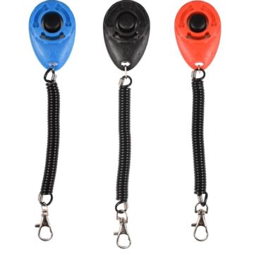 Flamingo Cane Clicker Con Cavo A Spirale 6 Cm (Colori Assortiti)