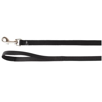 Flamingo Cane Guinzaglio In Nylon "Ziggi" 300 Cm X 25 Mm Nero