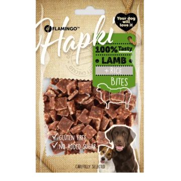 Flamingo Cane Snack "Hapki" Cubetti Di Agnello & Riso 85 Gr