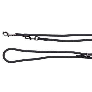 Flamingo Cane Guinzaglio Educativo "Aiden" 10 Mm X 200 Cm Nero
