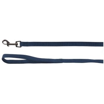 Flamingo Cane Guinzaglio In Nylon "Ziggi" 130 Cm X 25 Mm Azzurro Scuro