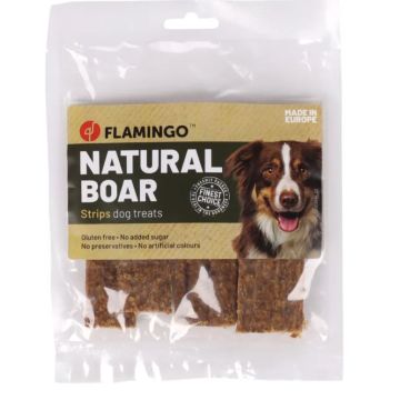 Flamingo Cane Snack Nature Strisce Di Cinghiale 100 Gr