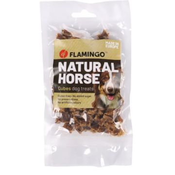 Flamingo Cane Snack Nature Cubetti Di Cavallo 80 Gr