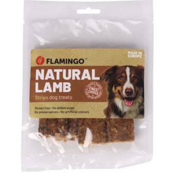 Flamingo Cane Snack Nature Strisce Di Agnello 100 Gr
